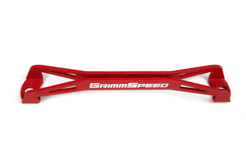 GrimmSpeed 08-18 Subaru WRX/STI Lightweight Battery Tie Down - Red