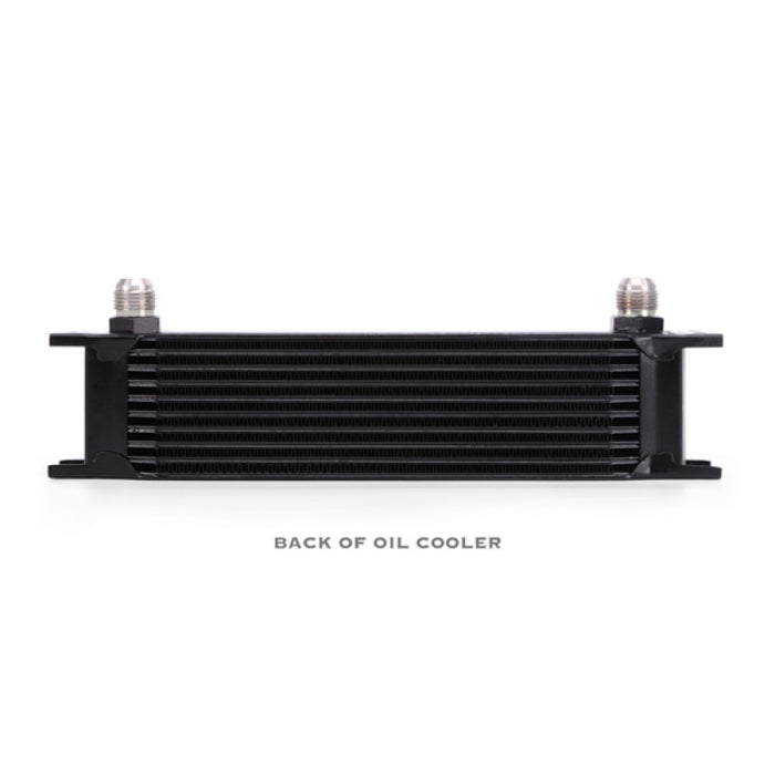 Mishimoto Universal 10 Row Oil Cooler Kit - Black
