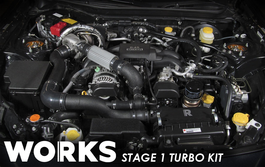 WORKS FR-S/BRZ Stage 1 "Simple" Turbo Kit CARB