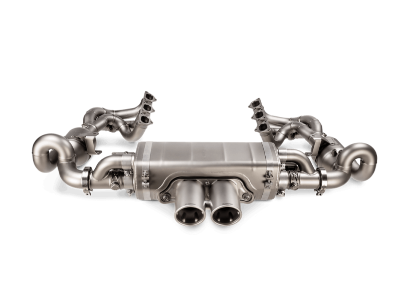 Akrapovic 2021-24 Porsche 911 GT3/GT3 RS (992) Slip-On Race Line (Titanium) w/Titanium Tips