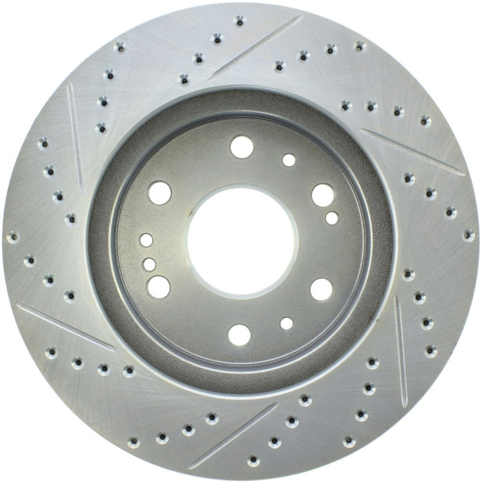 StopTech Select Sport 07-11 GM Silverado 1500 Slotted and Drilled Left Front Rotor