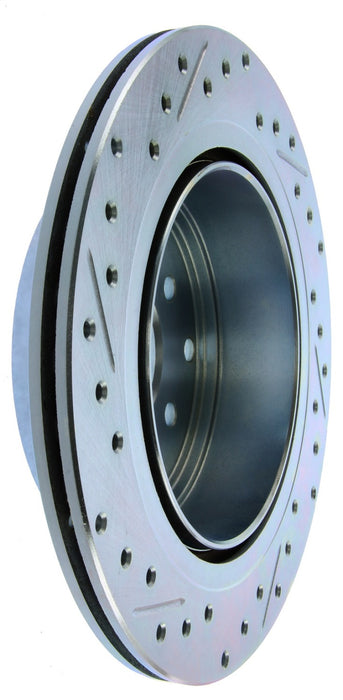 StopTech 89-96 Nissan 300ZX Select Sport Slotted & Drilled Left Rear Brake Rotor