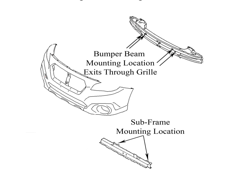 Rally Innovations 2015-2019 Subaru Outback Rally Light Bar [SU-GSA-RLB-01]