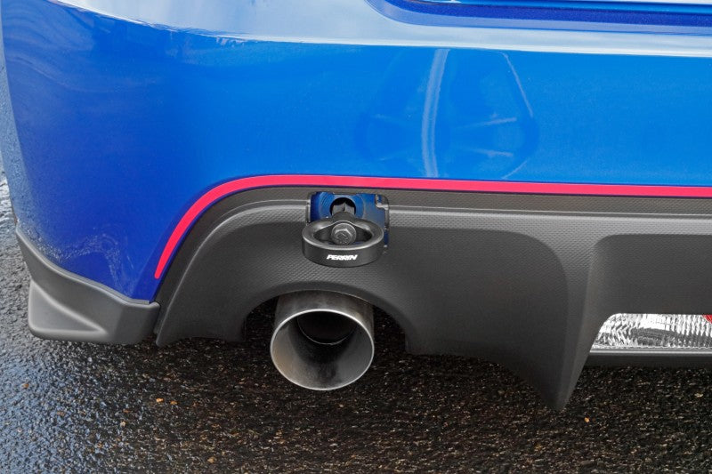 PERRIN 13-25 Subaru BRZ / 13-20 Scion FRS & Toyota 86 / 22-25 GR86 Tow Hook Kit (Rear) - Black