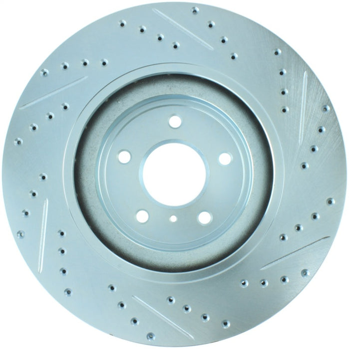StopTech Select Sport Sport Nissan Slotted and Drilled Front Right Rotor