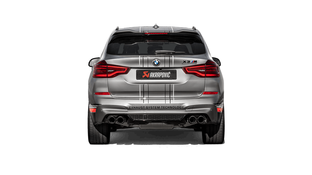 Akrapovic Slip-On Titanium Exhaust System for BMW F97 F98 X3/X4 M and Competition 19-20