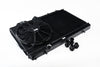 CSF 01-07 Mitsubishi Evo 7/8/9 Full-Slim Radiator w/12in Fan &amp; Shroud/-16AN - Black