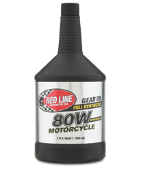 Red Line 42704 80W Motorcycle Gear Oil w/ Shockproof 1 Qt