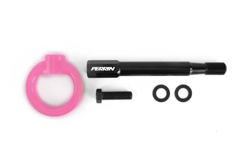 PERRIN 22-25 Toyota GR86 Tow Hook Kit (Front) - Hyper Pink