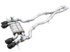 AWE Tuning SwitchPath Cat-Back Exhaust for BMW G8X M3/M4 - Diamond Black Tips