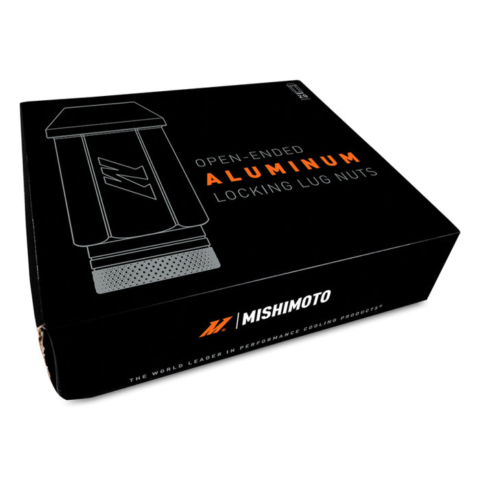 Mishimoto Aluminum Locking Lug Nuts M12x1.25 20pc Set Black