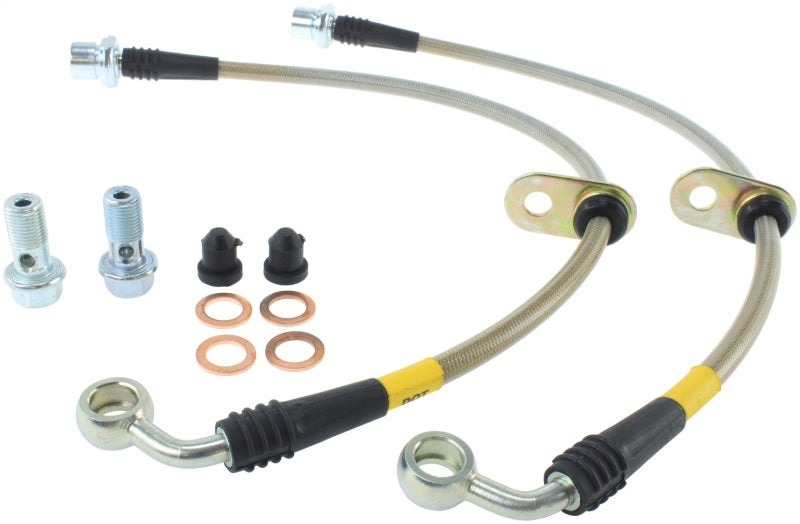 StopTech Stainless Steel Front Brake Lines 98-07 Toyota Land Cruiser