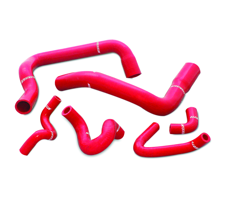 Mishimoto 86-93 Ford Mustang Red Silicone Hose Kit