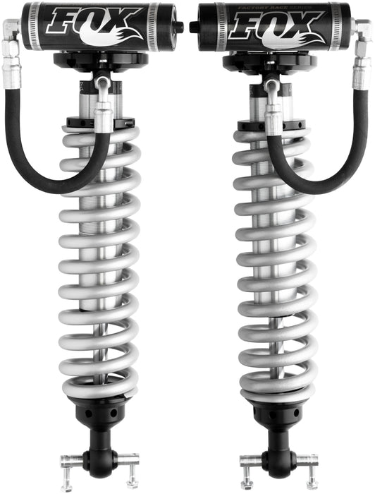 Fox 15+ Ford F-150 4WD 2.5 Factory Series 5.5in. Remote Reservoir Coilover Shock Set / 0-2in. Lift