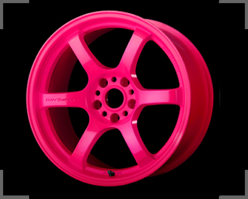 Gram Lights 57DR 17x9 +38 5-114.3 Luminous Pink Wheel (MOQ of 20)