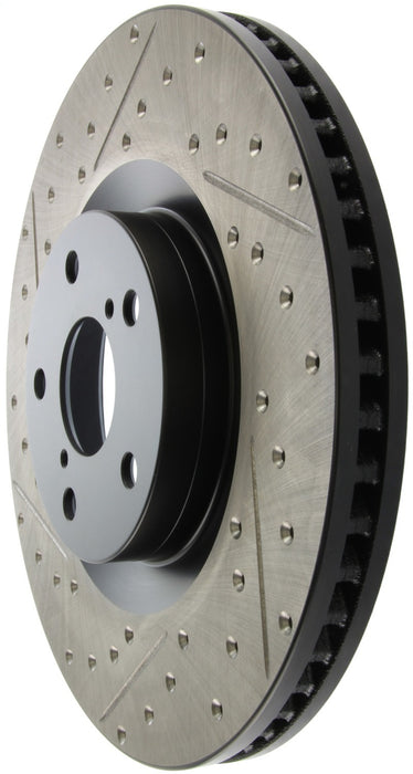 StopTech 14 Lexus IS Slotted & Drilled Front Right Rotor