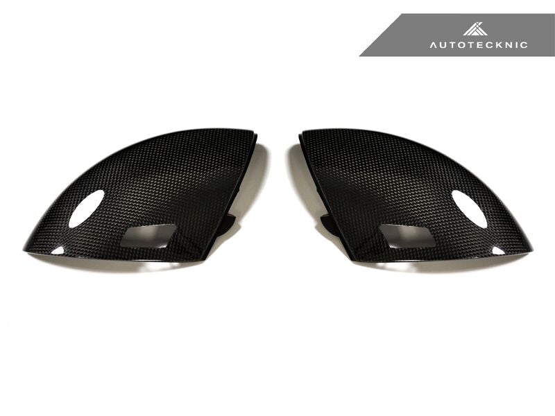 AutoTecknic Replacement Carbon Fiber Mirror Covers -BMW E60 M5 | E63 M6