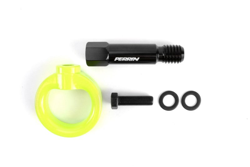 PERRIN 20-25 Toyota Supra Tow Hook Kit (Front) - Neon Yellow