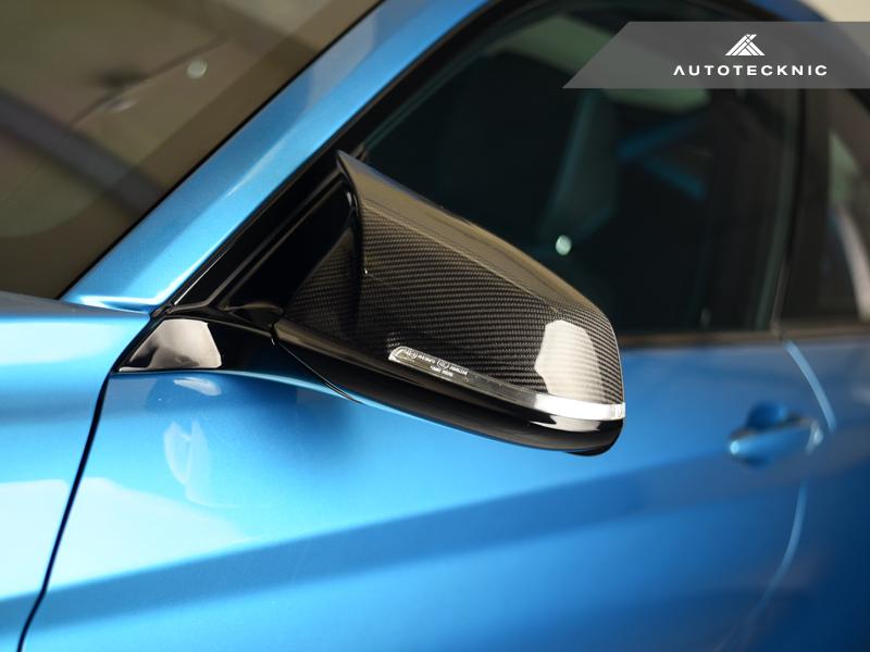 AutoTecknic Replacement Version II M-Inspired Dry Carbon Mirror Covers - BMW F22 2-SERIES | F30 3-SERIES | F32/ F36 4-SERIES | F87 M2