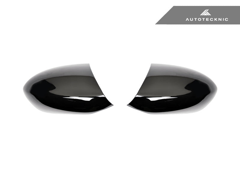 AutoTecknic Replacement Glazing Black Mirror Covers for BMW E90 E92 E93 M3 and E82 1M