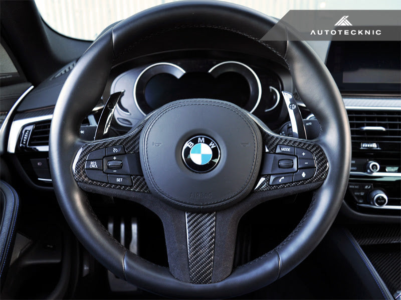 AutoTecknic Carbon Alcantara Steering Wheel Trim for BMW G01 X3 & G02 X4