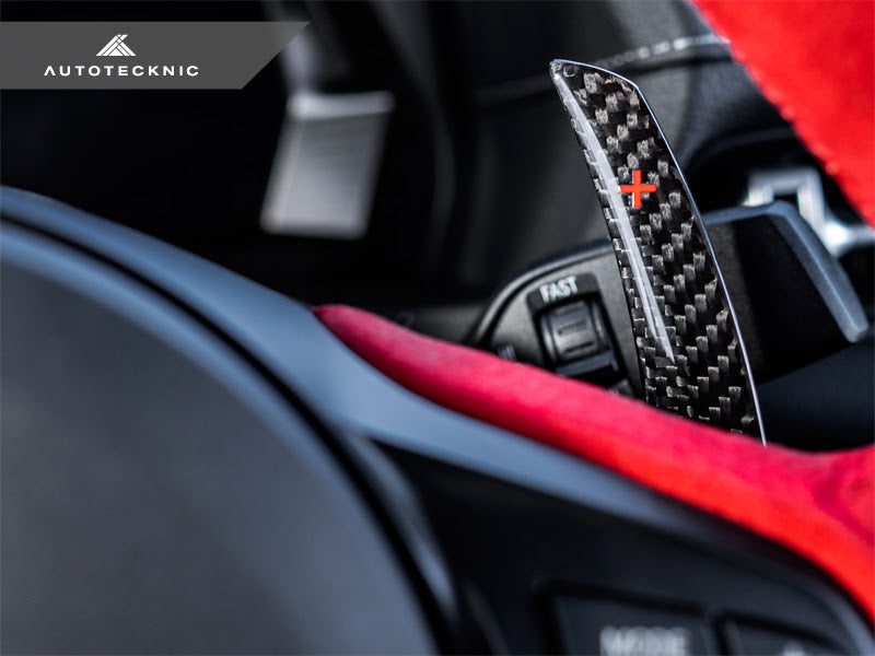 AutoTecknic Dry Carbon Battle Version Shift Paddles for Toyota GR Supra A90 2020+