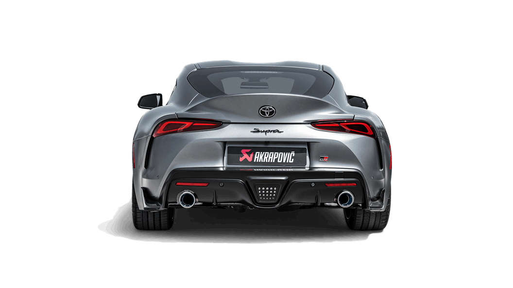 Akrapovic Titanium Slip-On Exhaust for Toyota GR Supra A90 2020+