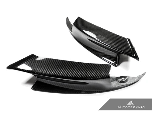 AutoTecknic Carbon Fiber Performance Style Front Splitters - E90 / E92 / E93 M3
