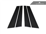 AutoTecknic Carbon Fiber B-Pillar Covers - BMW E34 Sedan
