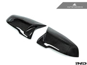 AutoTecknic M-Inspired Carbon Fiber Mirror Covers - F10 5-Series LCI 14-16 | F06/ F12/ F13 6-Series 15-18