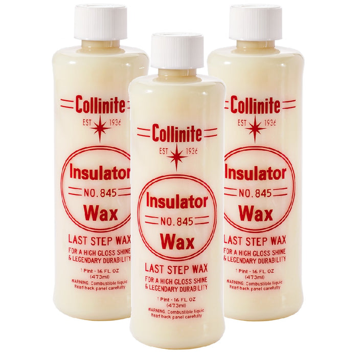 Collinite 845 Automotive Insulator Wax Last Step Liquid Wax (3 Pint)