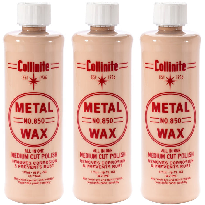 Collinite Automotive Metal Wax (3 Pint Pack)