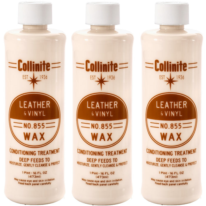 Collinite Automotive Leather & Vinyl Wax (3 Pint Pack)
