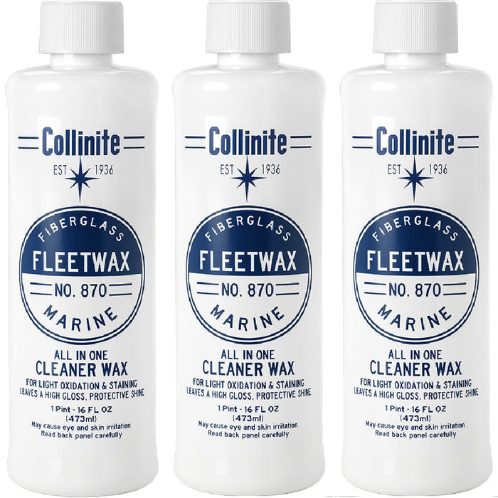 Collinite Boat Fleetwax Liquid (3 Pint Pack)