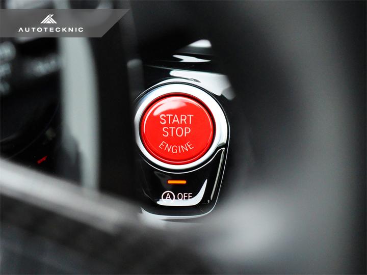AutoTecknic Bright Red Start Stop Button for A90 Supra 2020+