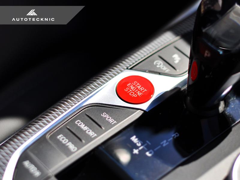 AutoTecknic Bright Red Start Stop Button for G20 3-Series/ G05 X5 G06 X6 G07 X7/ G14 G15 G16 8-Series/ G29 Z4