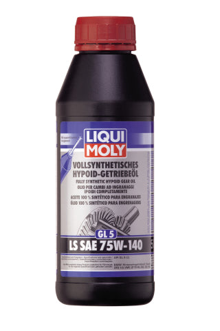 Liqui Moly Fully Synthetic Hypoid Gear Oil (GL5) LS SAE 75W-140 - 1L