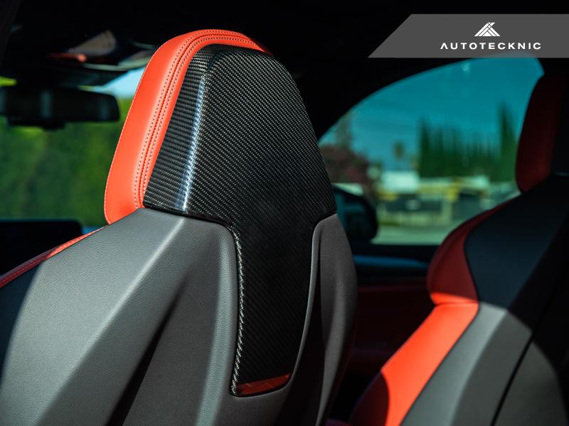AutoTecknic Dry Carbon Seat Back Cover