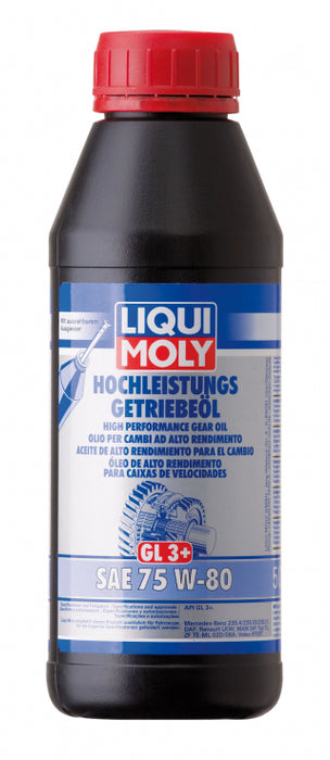 Liqui Moly High Performance Gear Oil (GL3+) SAE 75W-80 - 1L