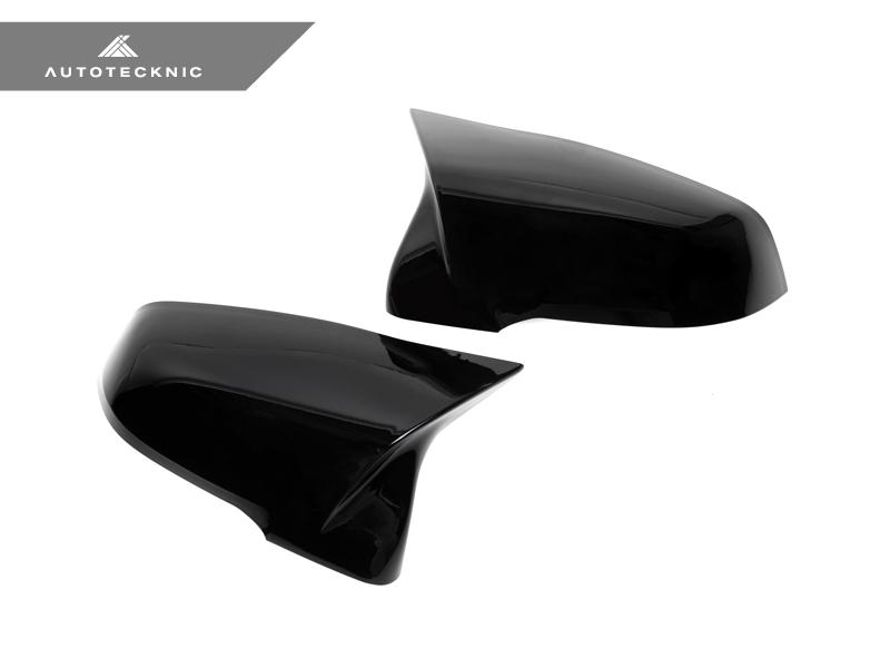 AutoTecknic Replacement Aero Glazing Black Mirror Covers for Toyota A90 Supra 2020+