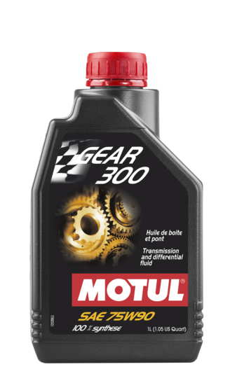 Motul Gear 300 75W90 - 100% Synthetic Ester, 1L (1.05 qt.)