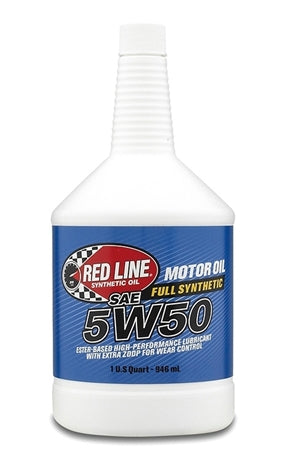 Red Line 5W50 Full Synthetic Motor Oil 1 Qt