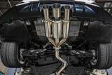 Remark Catback Exhaust, Honda Civic Type-R Spec III (2017+) Black Chrome Tip Cover (Resonated)