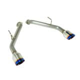 Remark Axleback Exhaust, Infiniti Q50 (2014+)  Burnt Stainless Double Wall Tip