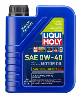 Liqui Moly Synthoil Energy A40 SAE 0W-40
