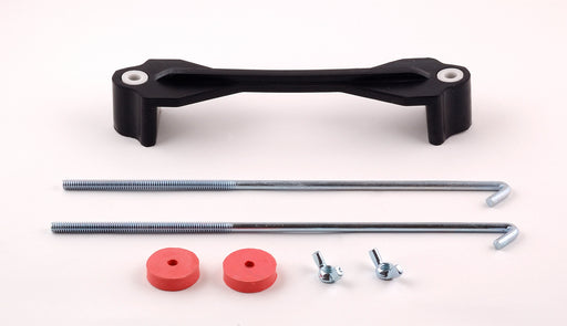 Tomioka Racing TR Rubber Battery Tie Down Kit w/ 10in J Hooks & Bolts (6 7/8")