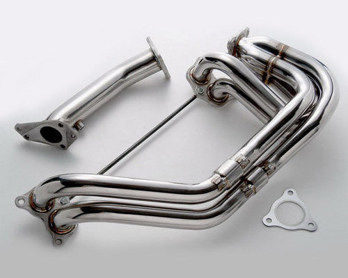 Tomioka Racing TR Subaru Single Scroll Unequal Length Exhaust Manifold with 3 bolts Up-pipe for EJ20/EJ25