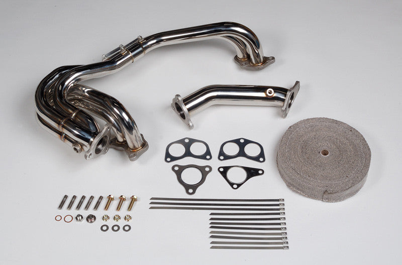 Tomioka Racing TR Subaru Single Scroll Unequal Length Exhaust Manifold with 3 bolts Up-pipe for EJ20/EJ25