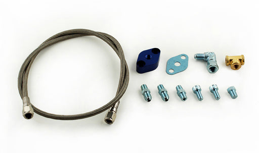 Tomioka Racing TR Stainless Steel Oil Feed Line Kit (104cm) for Garrett T3, T4, T04B, T04E, T60, T61, GT40, GT42, GT45, GT47, GT55 Turb