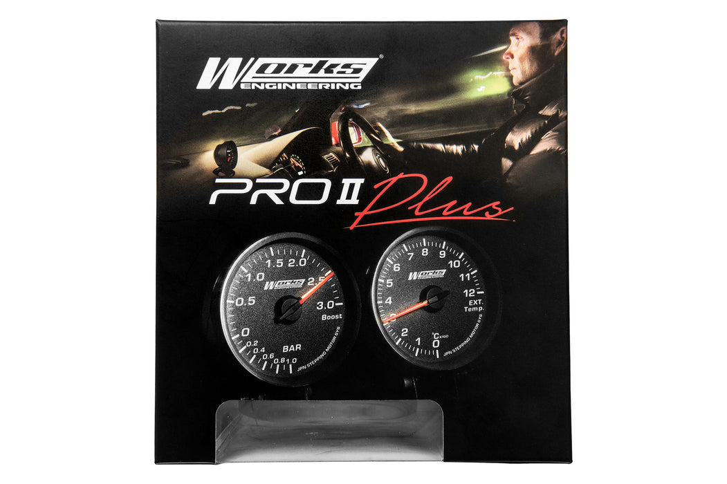 Works Engineering Pro II Plus 3 Bar Boost Gauge
